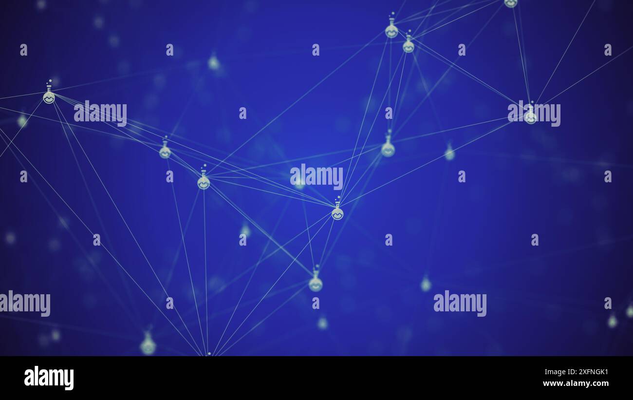 Il concetto di connettività Since Foto Stock