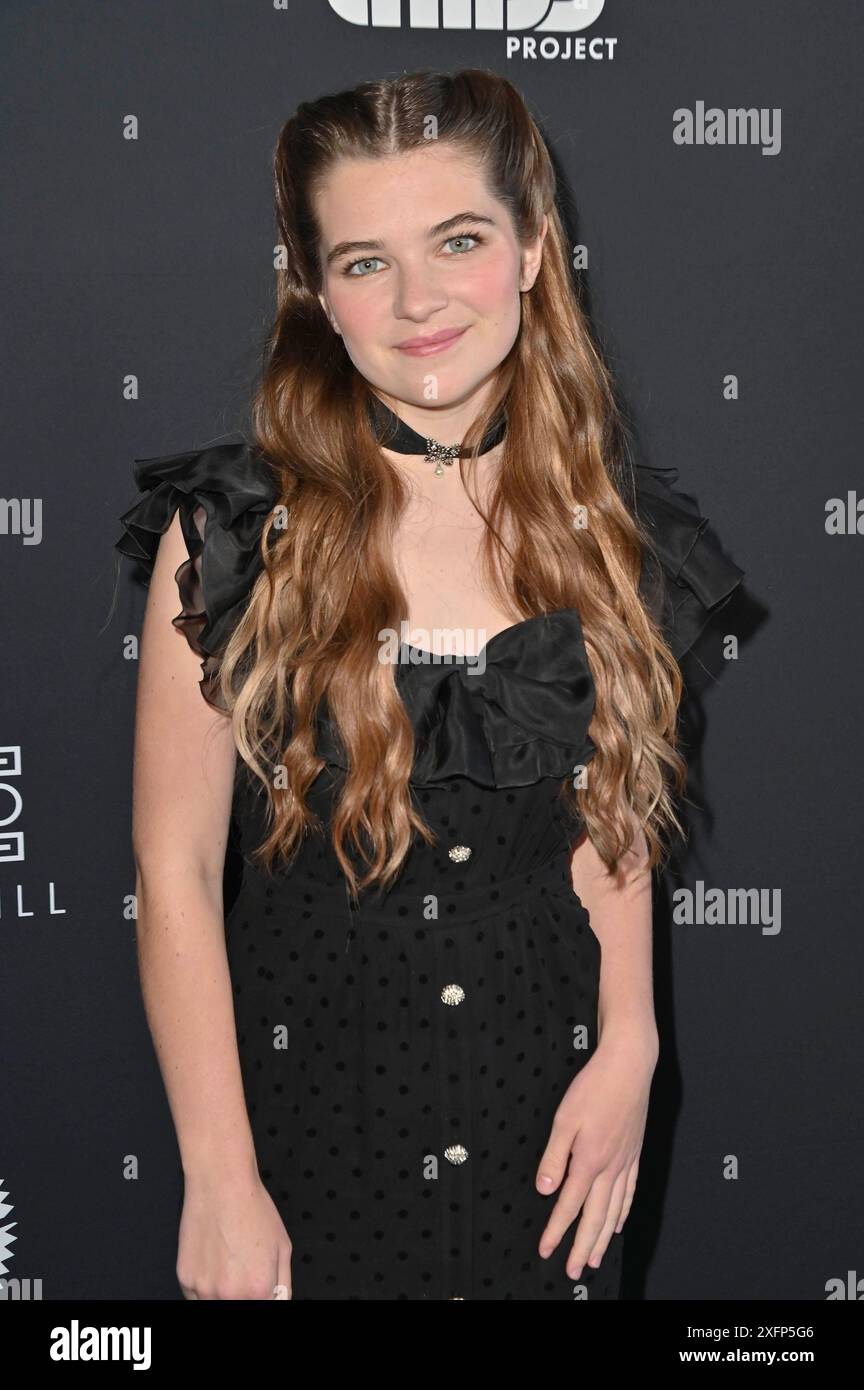 Beverly Hills, CA USA - 18 maggio 2022: Raegan Revord partecipa al 15° Annual Thirst Gala del progetto Sete. Foto Stock