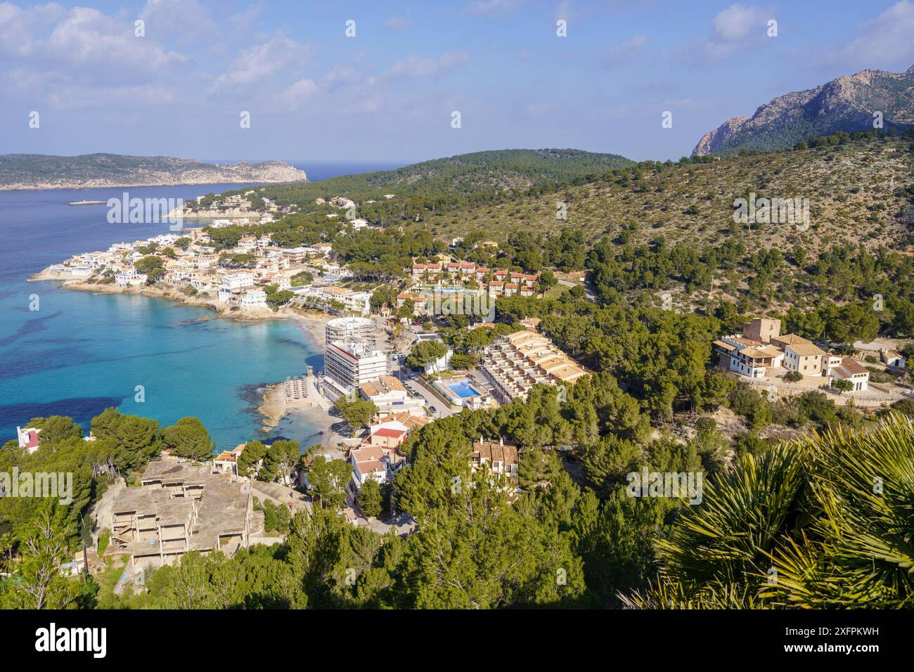 Sant Elm, Costa andratx, Maiorca, Isole Baleari, Spagna Foto Stock