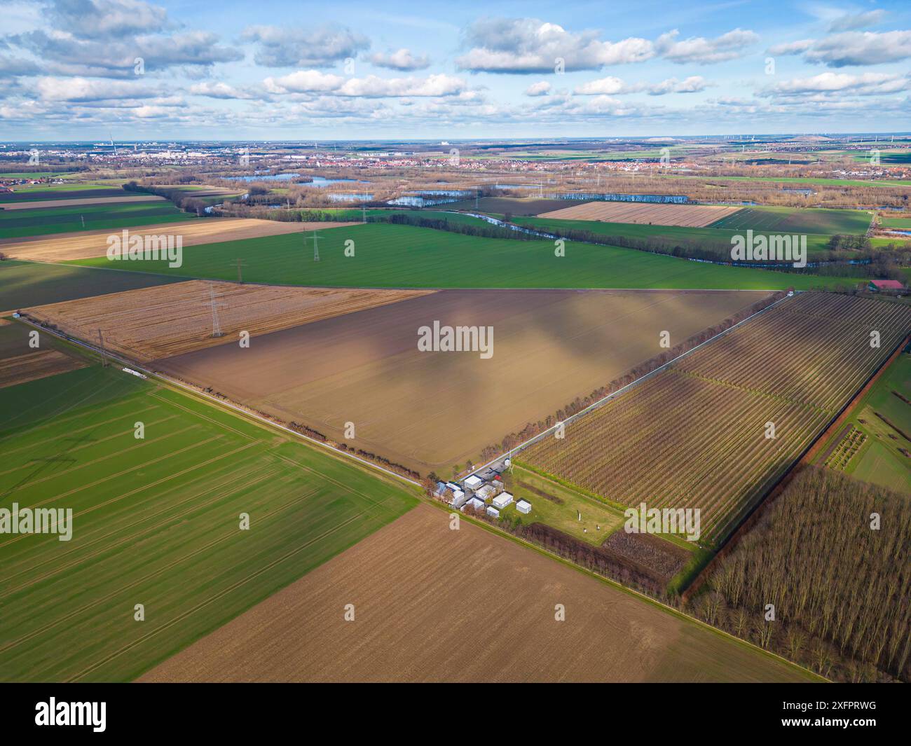 Il rilevatore di onde gravitazionali GEO600 è gestito dall'Istituto Max Planck di fisica gravitazionale Foto Stock