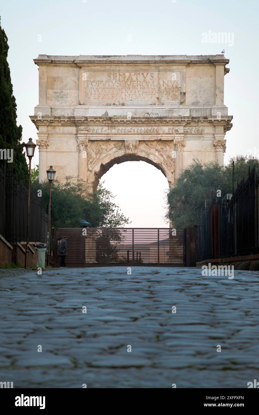 Arco di Tito Foto Stock