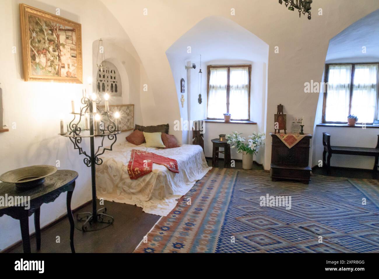 Europa, Romania. Castello Bran. Interno. 2016-10-14 Foto Stock