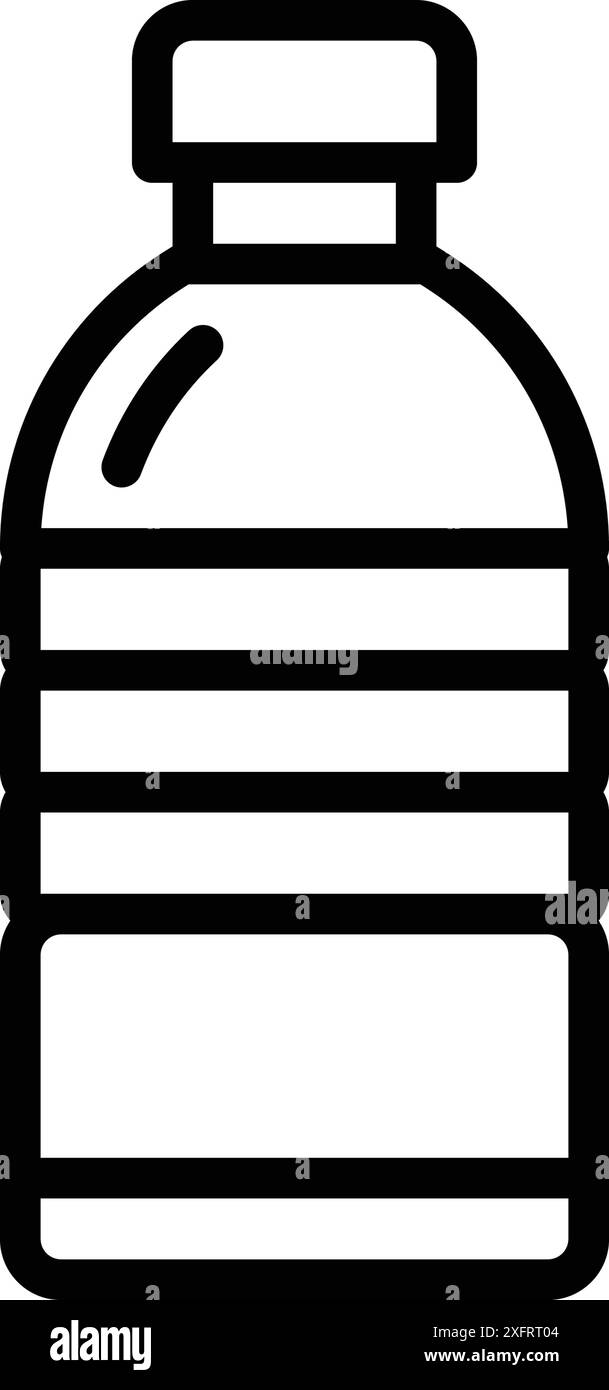 Icona per bottiglia, contenitore Illustrazione Vettoriale