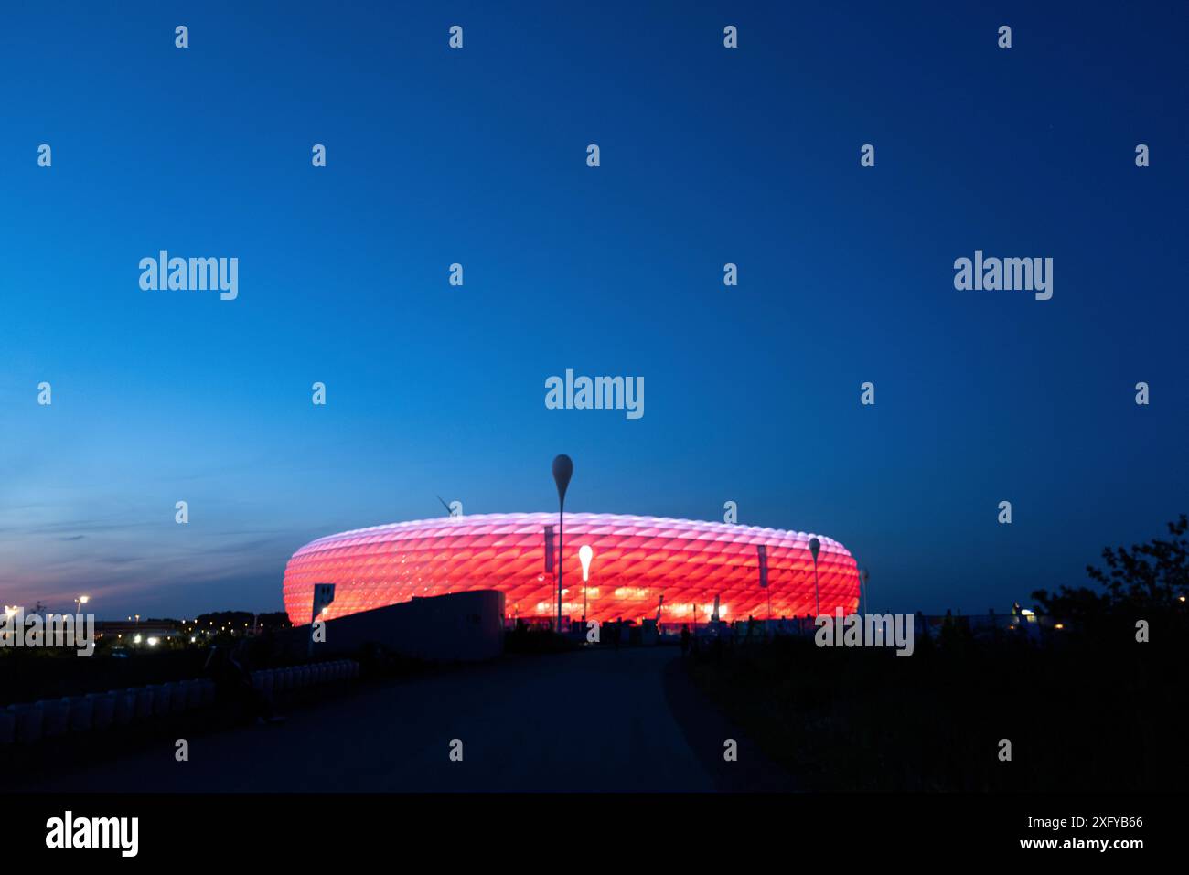 Monaco, Arena, UEFA Euro 2024, stadio, calcio, campionato europeo, Baviera, Campionato europeo Foto Stock