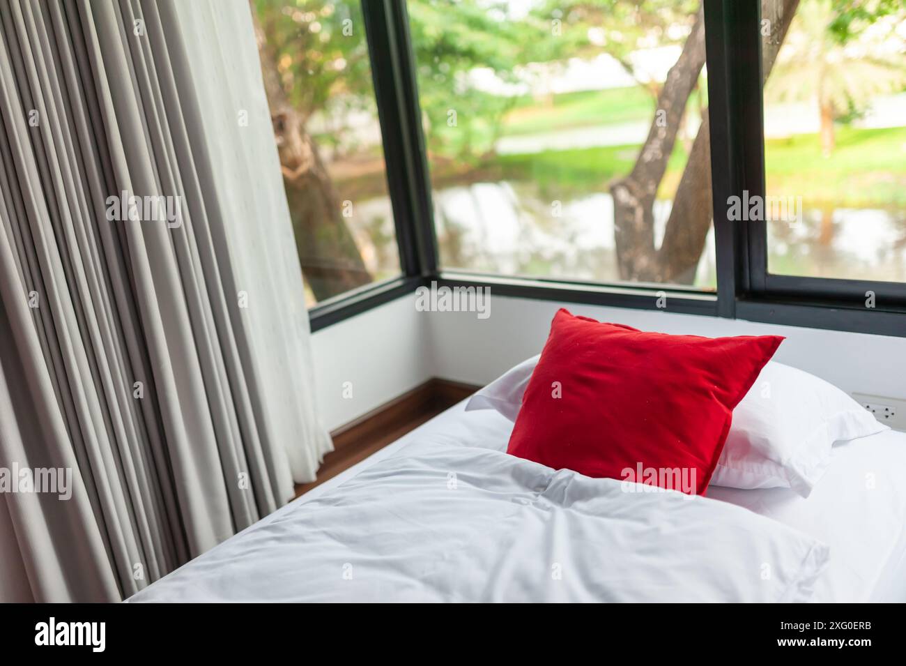 Hotel immerso nella natura, posto migliore. Foto Stock