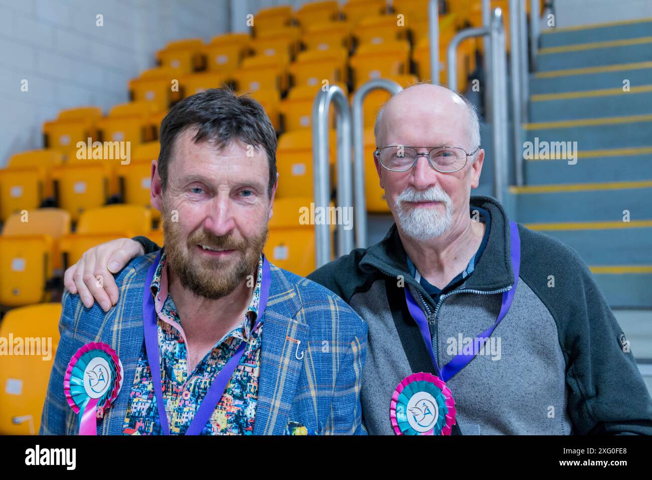 Elezioni generali nel Regno Unito Paisley 2024 4 luglio Foto Stock
