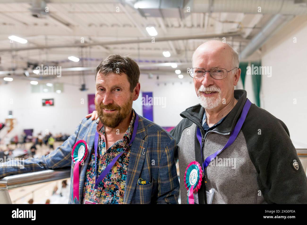 Elezioni generali nel Regno Unito Paisley 2024 4 luglio Foto Stock