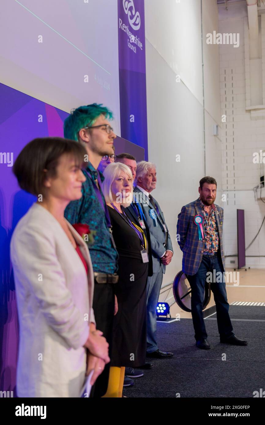 Elezioni generali nel Regno Unito Paisley 2024 4 luglio Foto Stock