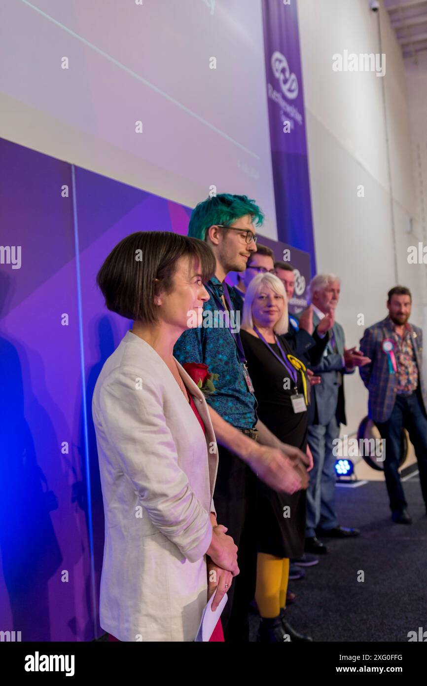 Elezioni generali nel Regno Unito Paisley 2024 4 luglio Foto Stock