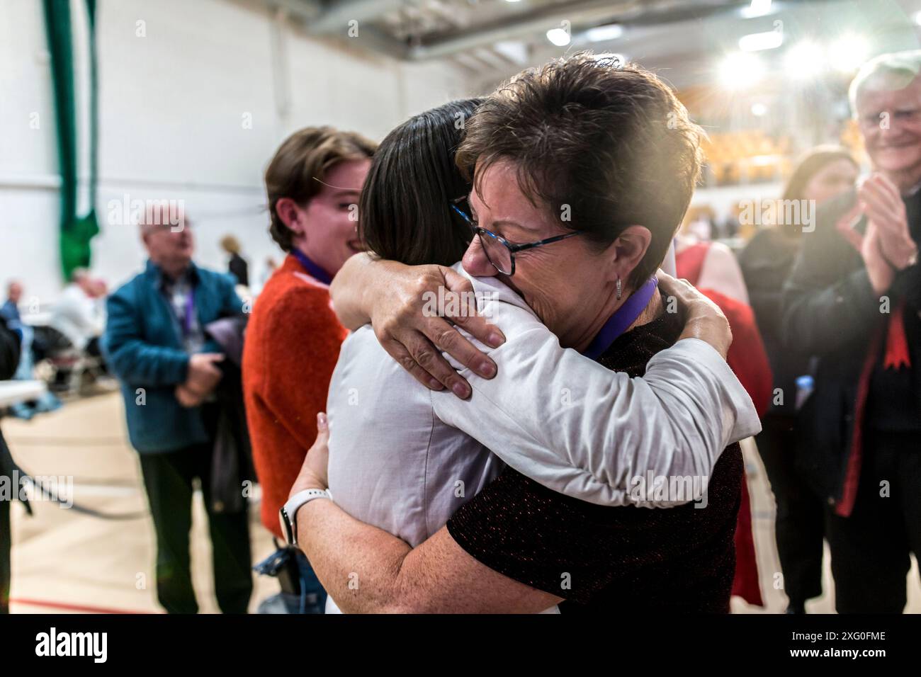 Elezioni generali nel Regno Unito Paisley 2024 4 luglio Foto Stock