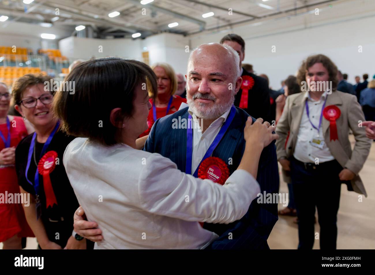 Elezioni generali nel Regno Unito Paisley 2024 4 luglio Foto Stock