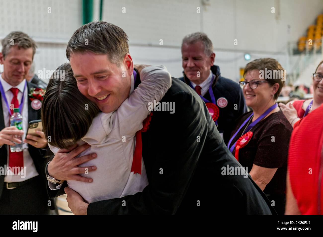 Elezioni generali nel Regno Unito Paisley 2024 4 luglio Foto Stock