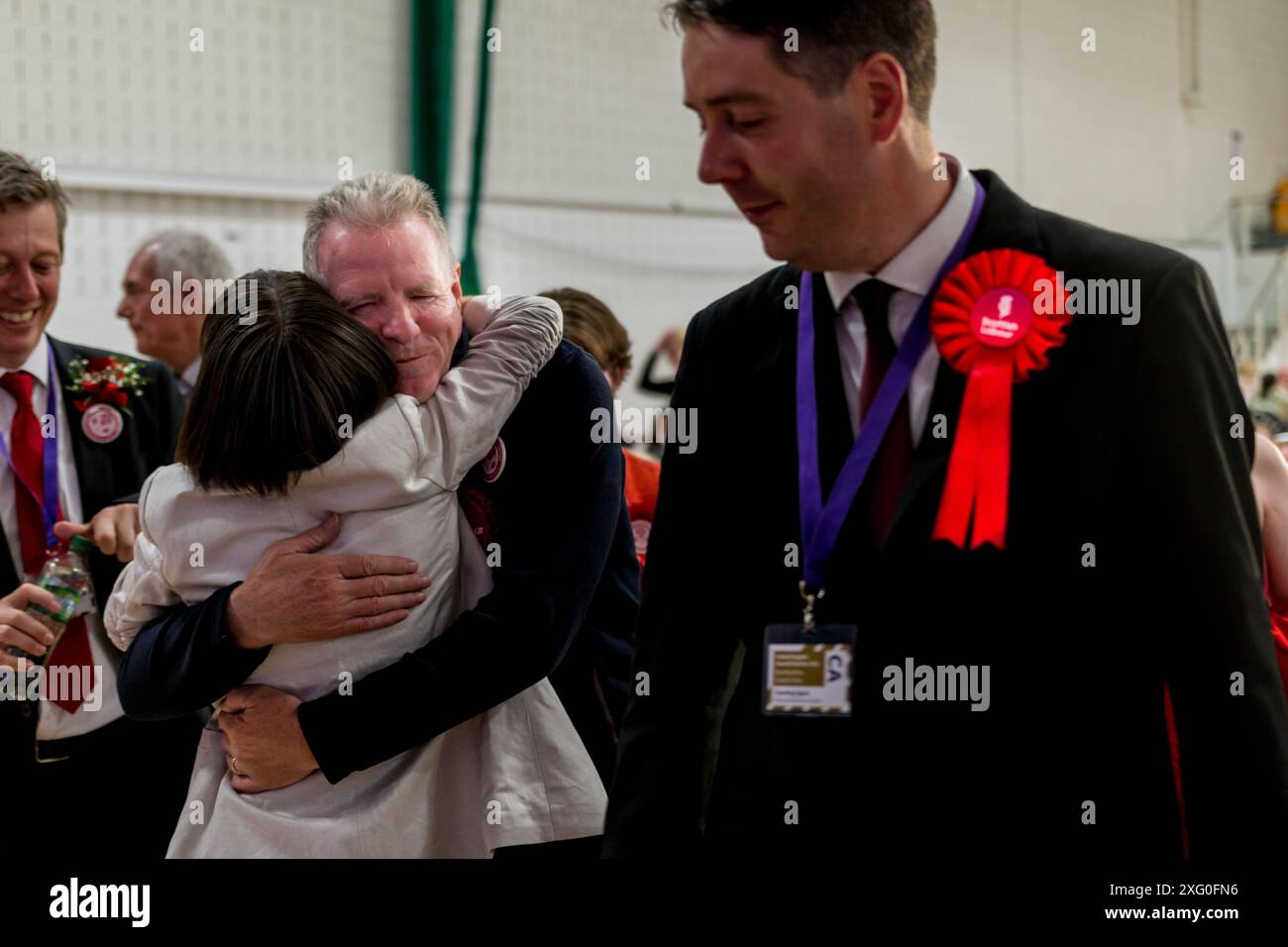 Elezioni generali nel Regno Unito Paisley 2024 4 luglio Foto Stock