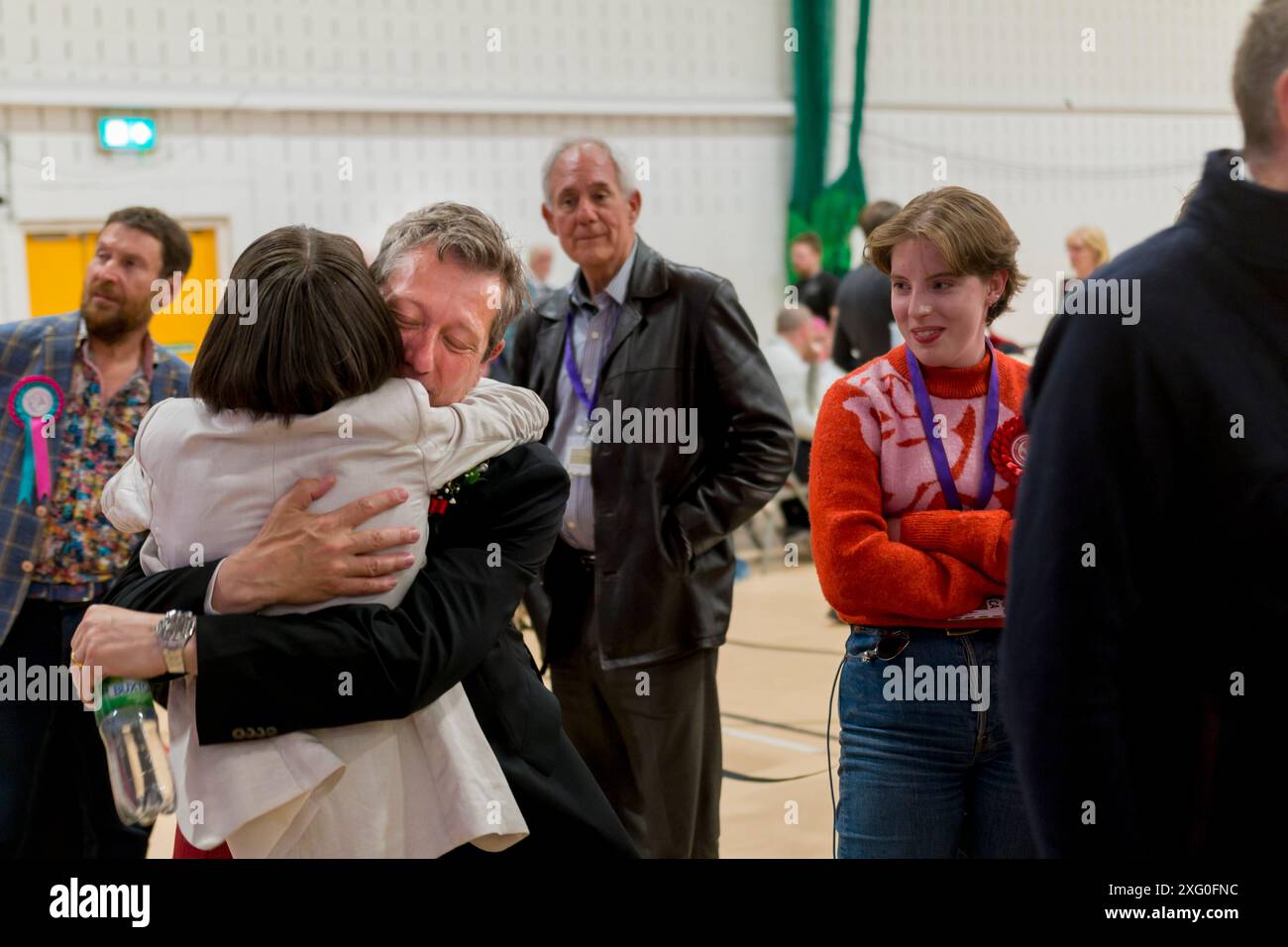 Elezioni generali nel Regno Unito Paisley 2024 4 luglio Foto Stock