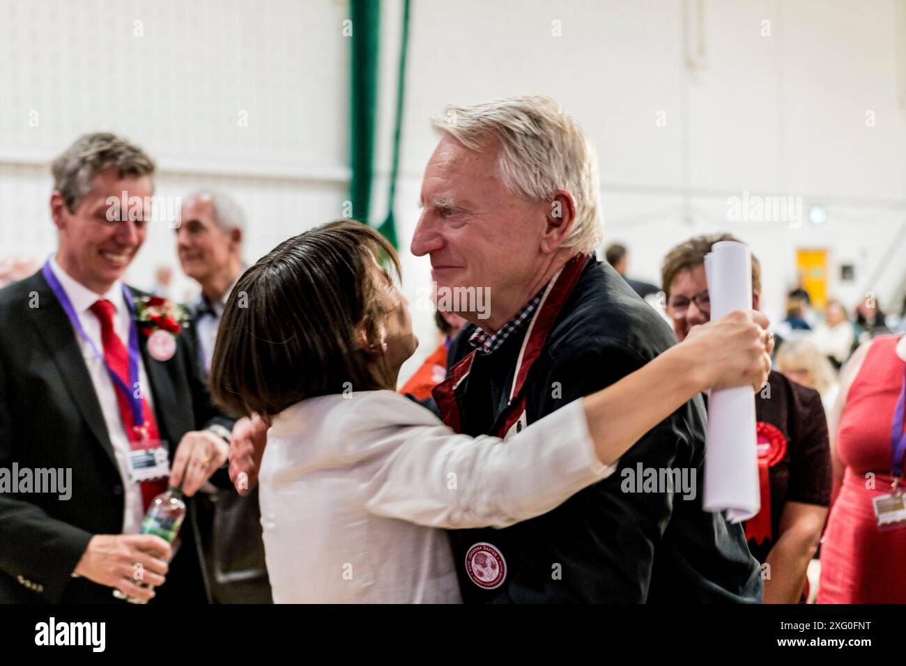 Elezioni generali nel Regno Unito Paisley 2024 4 luglio Foto Stock