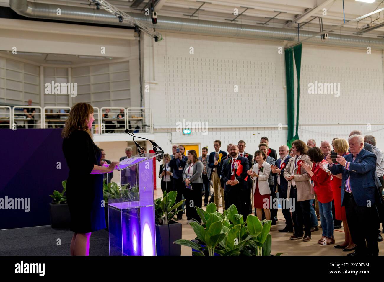 Elezioni generali nel Regno Unito Paisley 2024 4 luglio Foto Stock