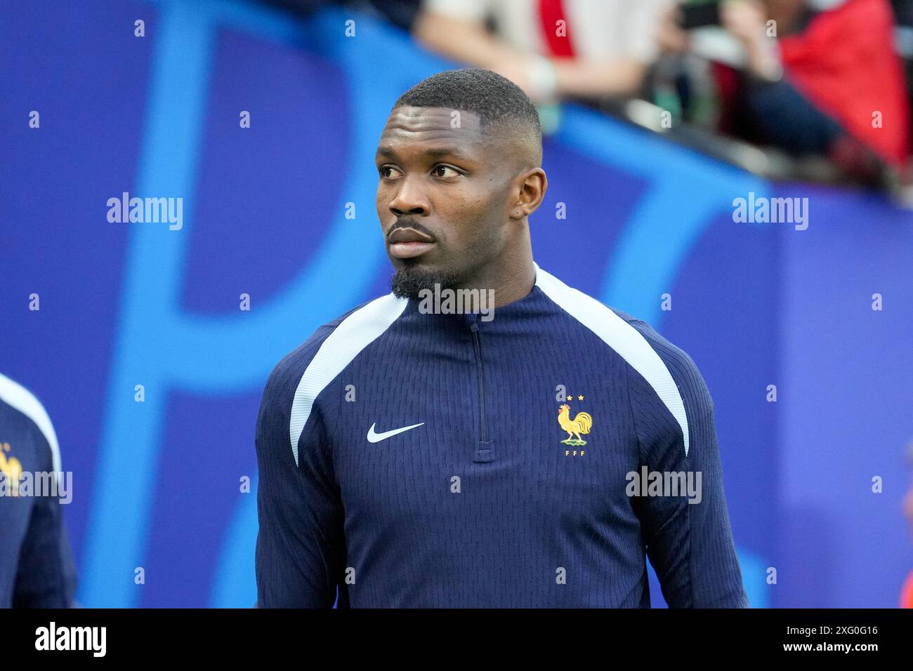 Amburgo, Germania. 5 luglio 2024. Marcus Thuram di Francia durante la partita Portogallo contro Francia dei quarti di finale di UEFA Euro 2024 al Volksparkstadion di Amburgo il 5 luglio 2024. (Foto di: Dimitrije Vasiljevic) credito: Dimitrije Vasiljevic/Alamy Live News Foto Stock