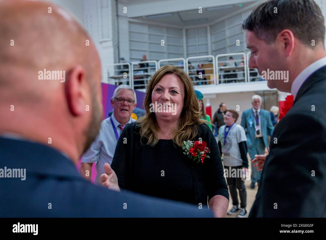 Elezioni generali nel Regno Unito Paisley 2024 4 luglio Foto Stock