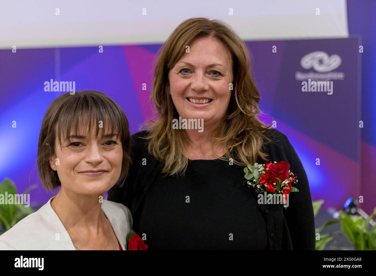 Elezioni generali nel Regno Unito Paisley 2024 4 luglio Foto Stock