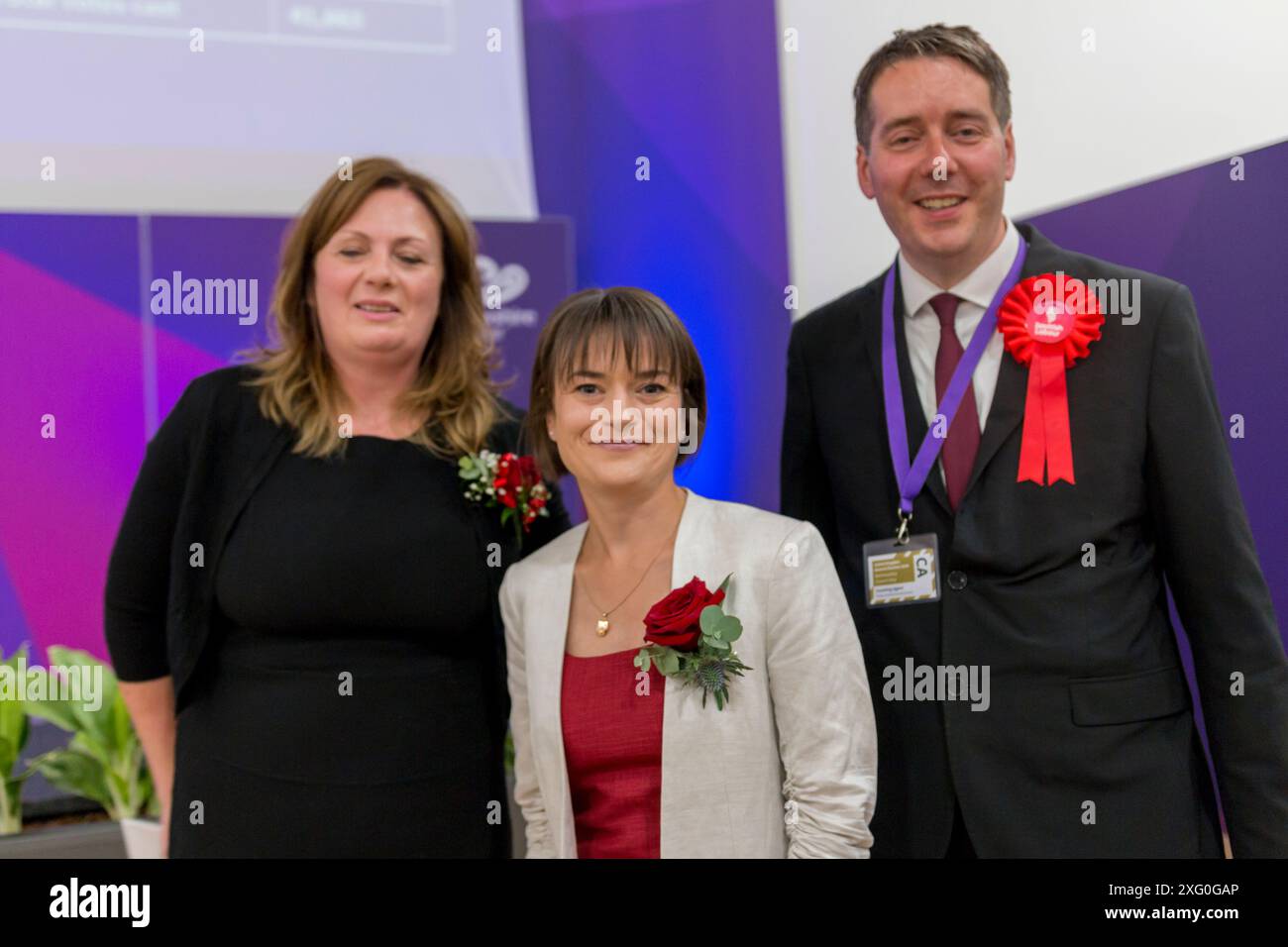 Elezioni generali nel Regno Unito Paisley 2024 4 luglio Foto Stock