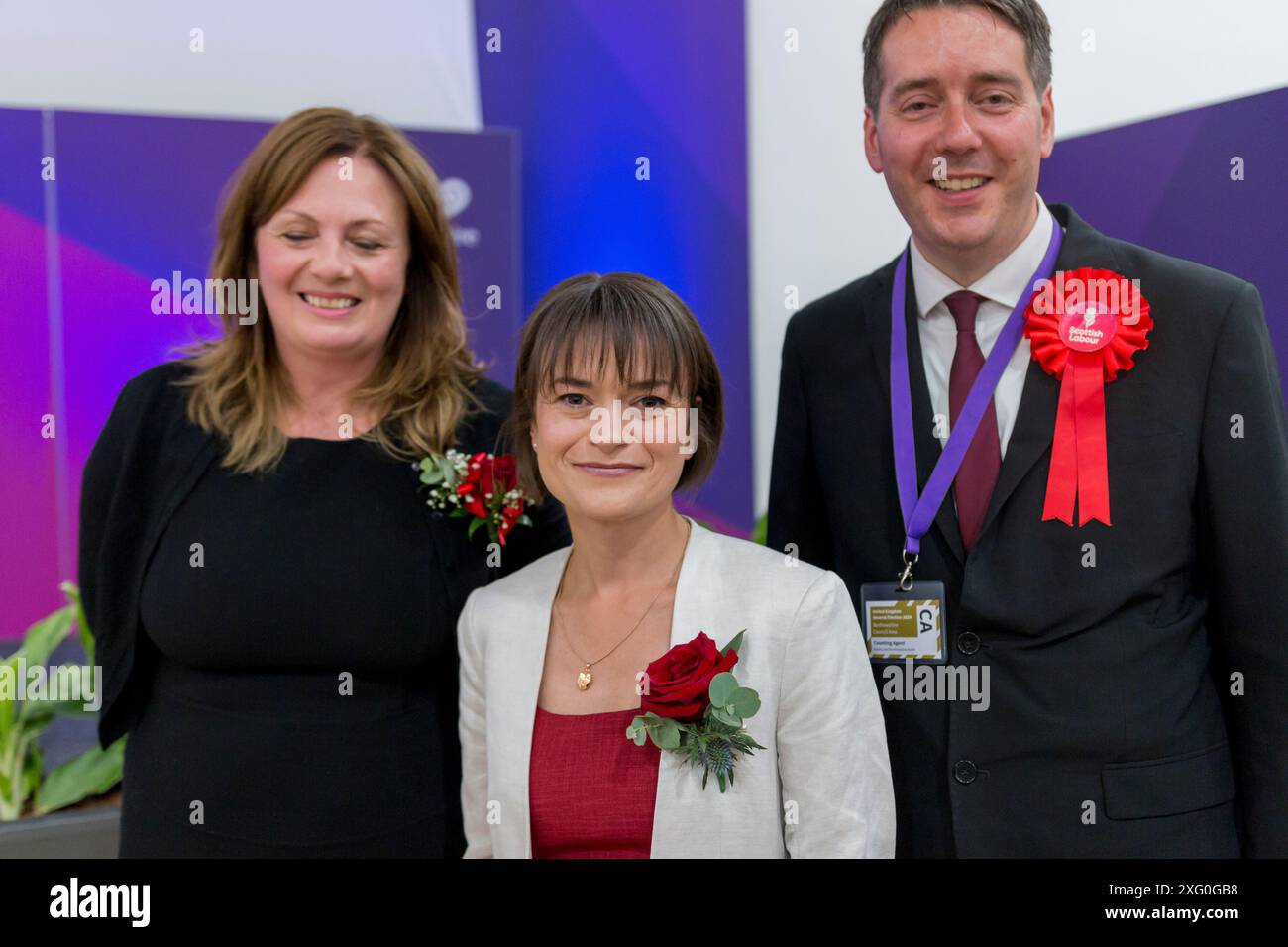 Elezioni generali nel Regno Unito Paisley 2024 4 luglio Foto Stock