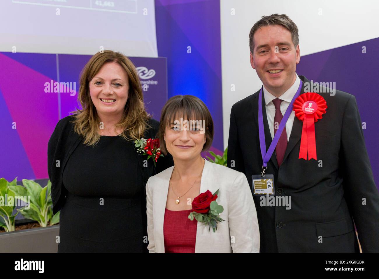 Elezioni generali nel Regno Unito Paisley 2024 4 luglio Foto Stock