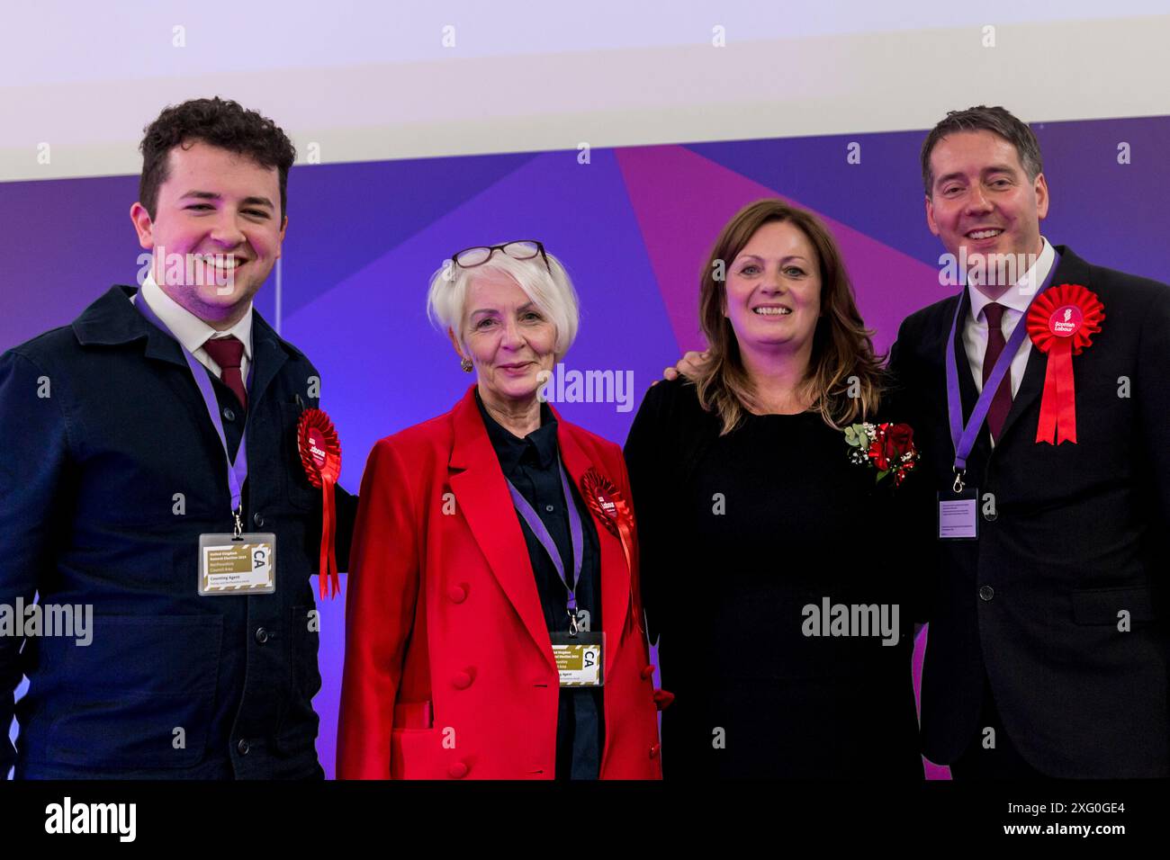 Elezioni generali nel Regno Unito Paisley 2024 4 luglio Foto Stock