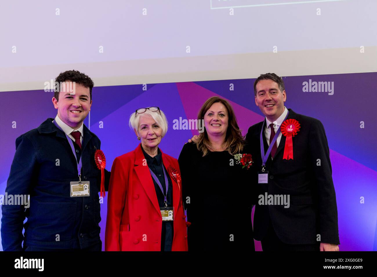 Elezioni generali nel Regno Unito Paisley 2024 4 luglio Foto Stock