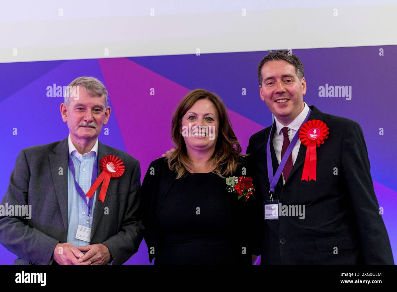 Elezioni generali nel Regno Unito Paisley 2024 4 luglio Foto Stock