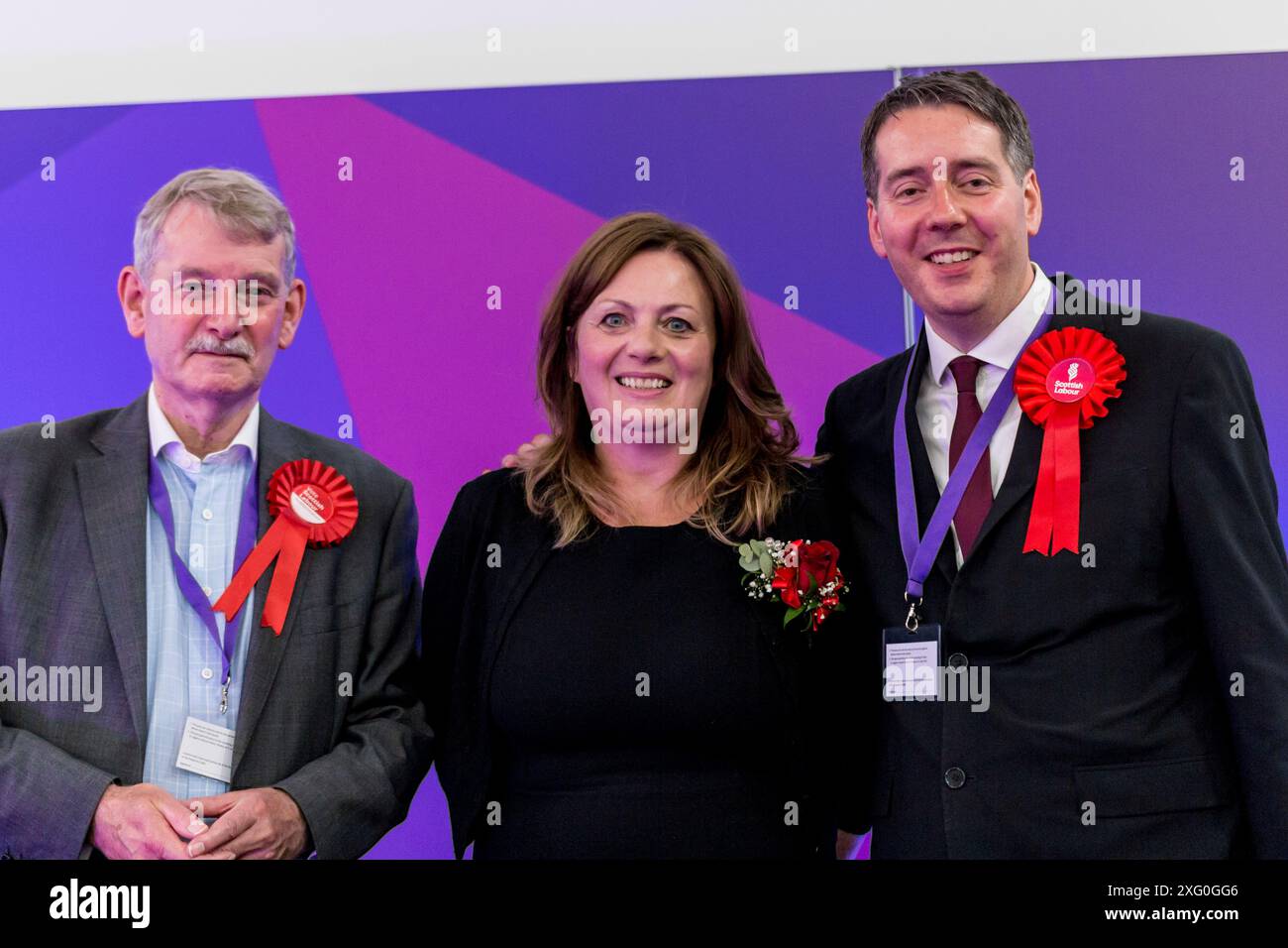 Elezioni generali nel Regno Unito Paisley 2024 4 luglio Foto Stock