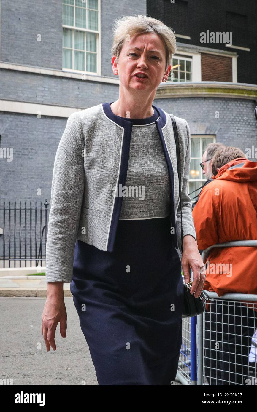 Londra, Regno Unito. 5 luglio 2024. Yvette Cooper, Ministro degli interni. Il nuovo primo ministro del Regno Unito, Sir Keir Starmer, ha assunto l'incarico oggi stesso e ha nominato le posizioni principali del governo per formare il suo governo questo pomeriggio. Crediti: Imageplotter/Alamy Live News Foto Stock