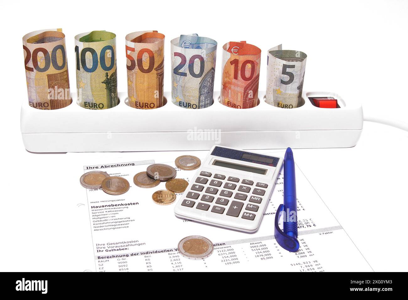 Liquidazione delle spese di servizio Foto Stock