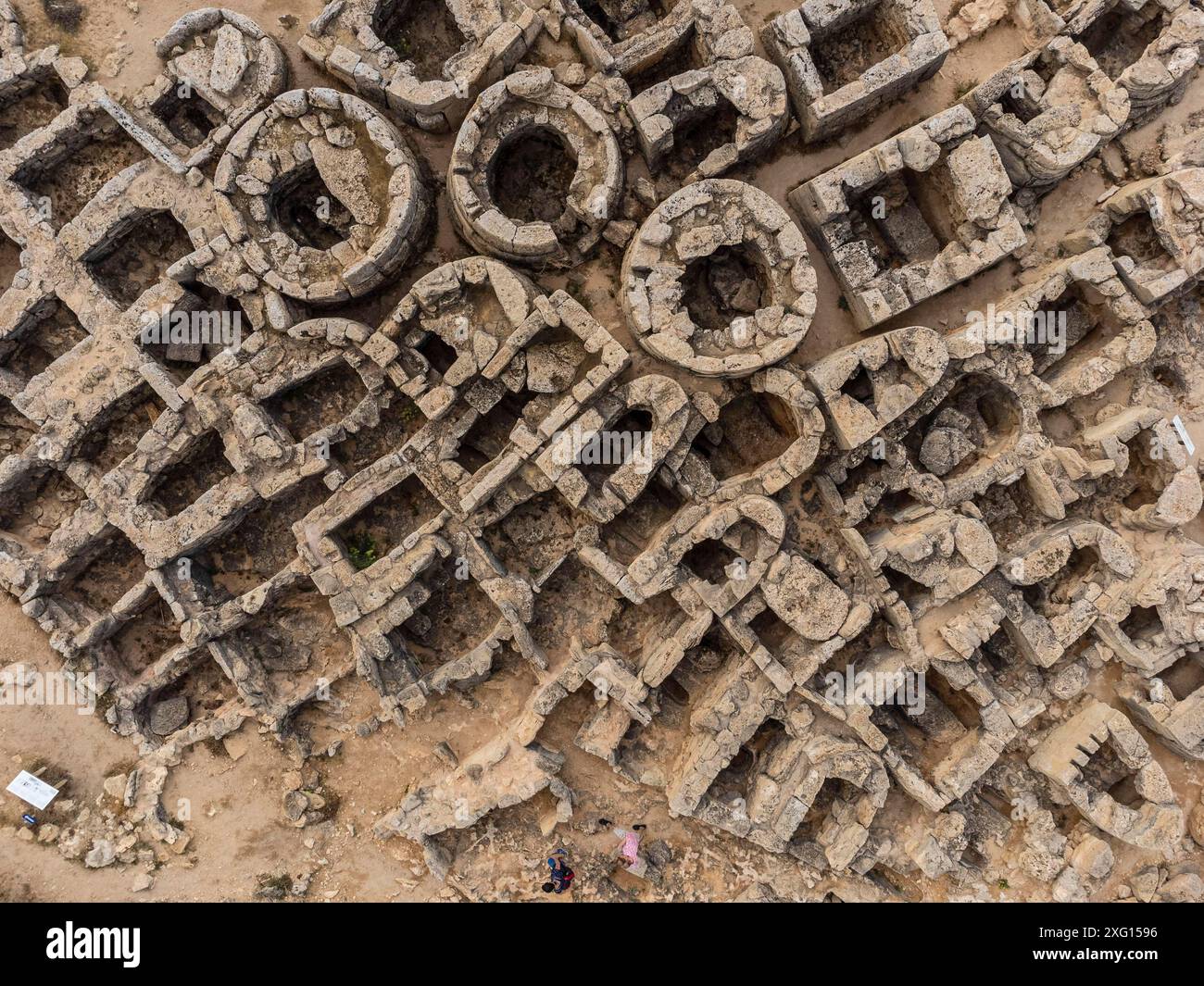 Sito archeologico di Son Real, necropoli talayotica del 7th° secolo a.C., Santa Margarita, Maiorca, Isole Baleari, Spagna Foto Stock