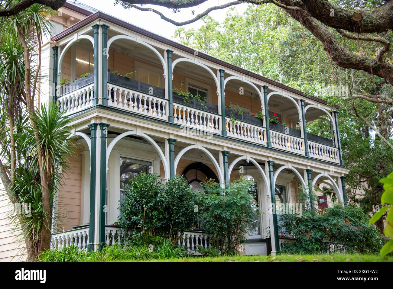 Colonial Hamurana House - Auckland - nuova Zelanda Foto Stock