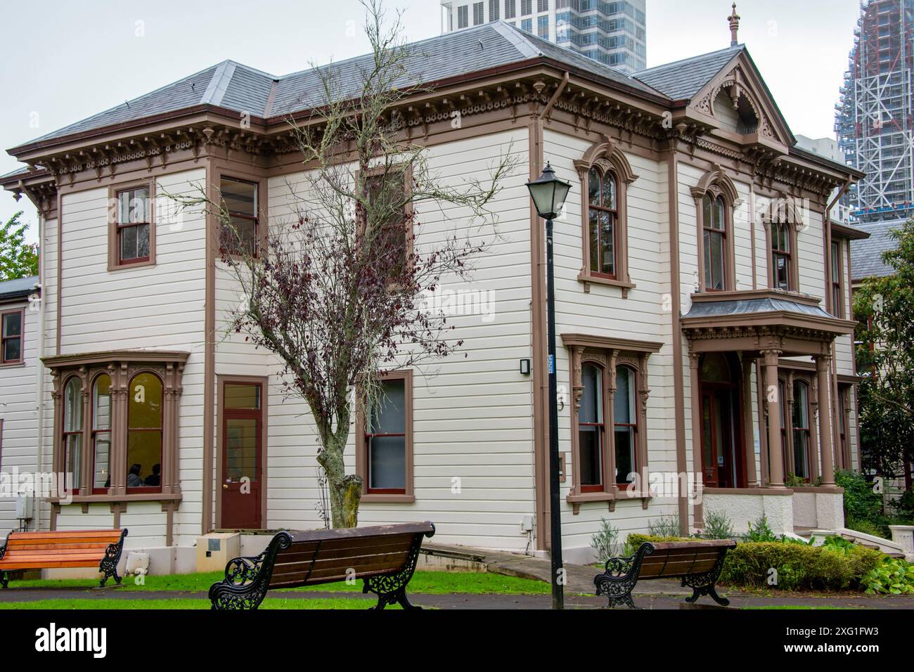Colonial Ellesmere House - Auckland - nuova Zelanda Foto Stock