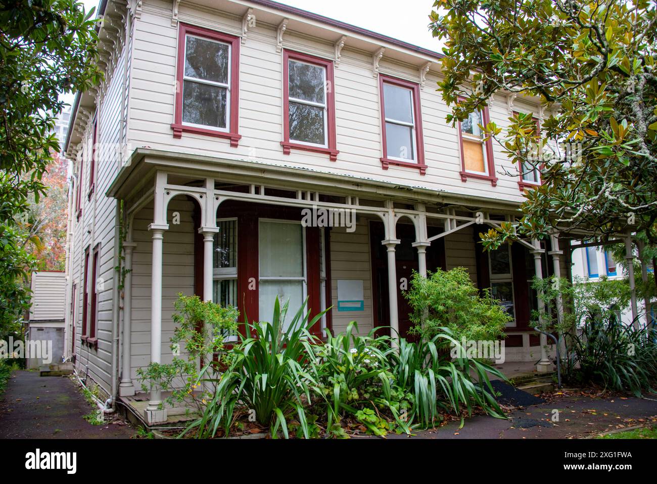 Colonial Sonoma House - Auckland - nuova Zelanda Foto Stock