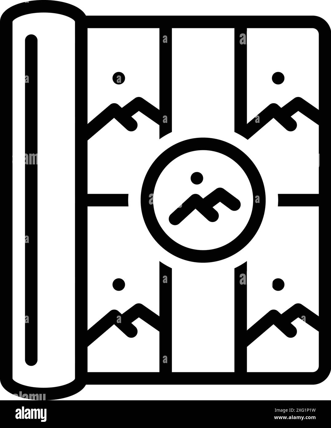 Icona per album fotografico, foto Illustrazione Vettoriale