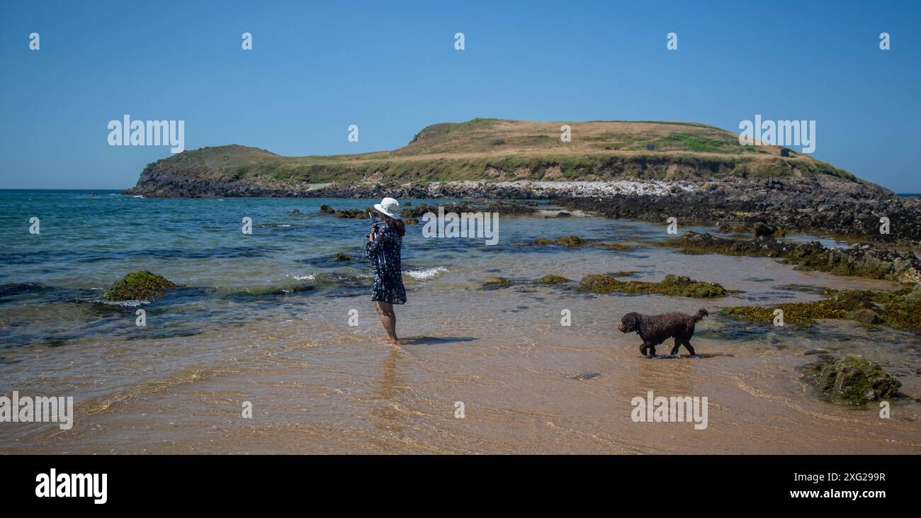 Rhossili Bay, Galles Foto Stock