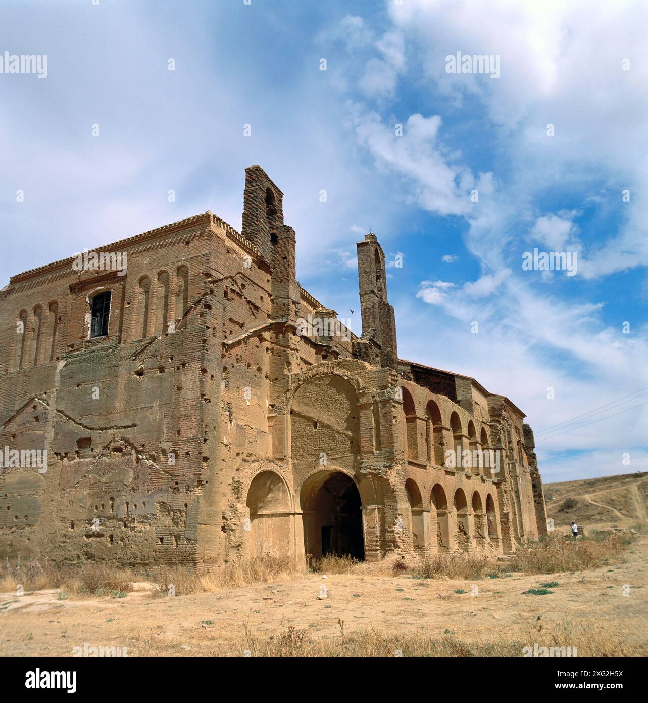 La Peregrina chiesa, Sahagun. Provincia di León, Castilla-León, Spagna Foto Stock