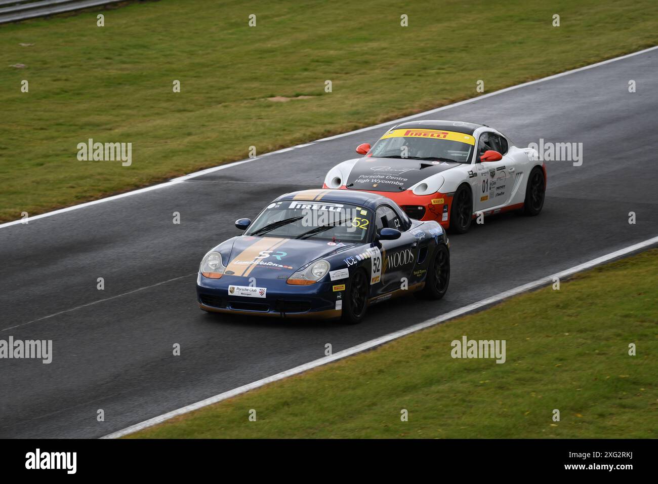 Campionato Porsche Club Oulton Park 29 giugno 2024 Foto Stock