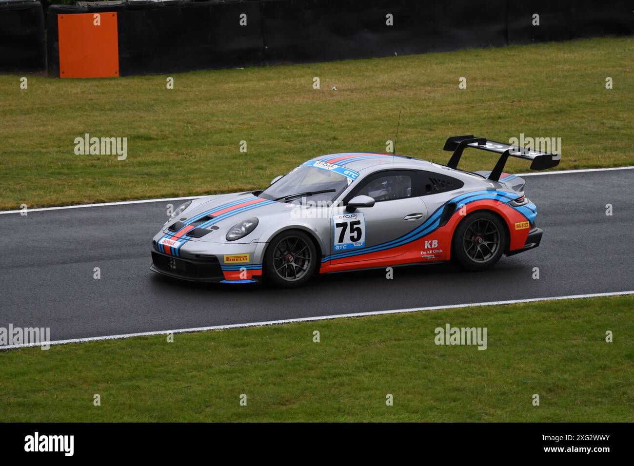 Keith Bush nella Porsche 911 GT3 Cup del Team Parker Foto Stock