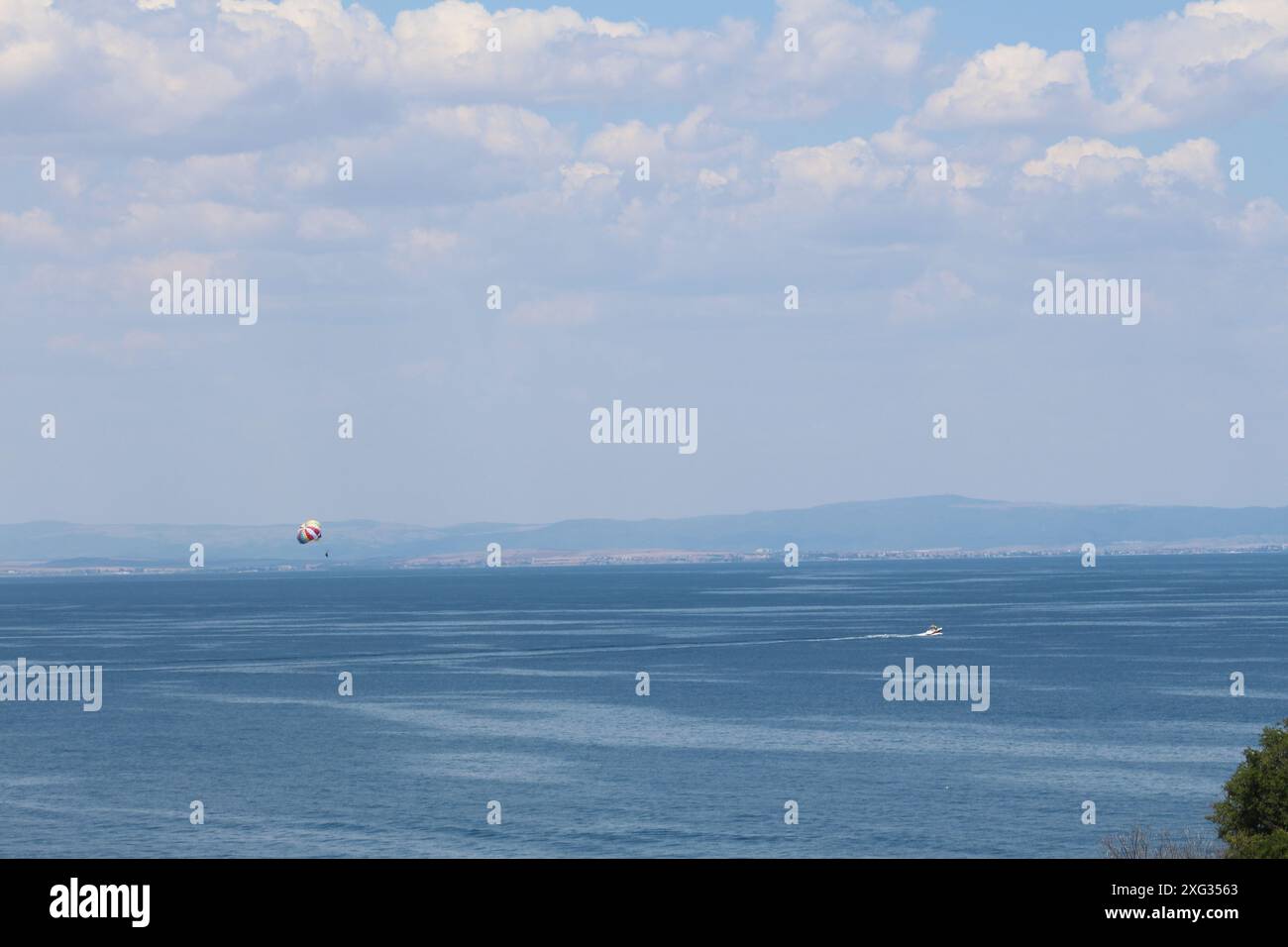 Sport acquatici divertimento para vela , Sozopol Bulgaria Foto Stock