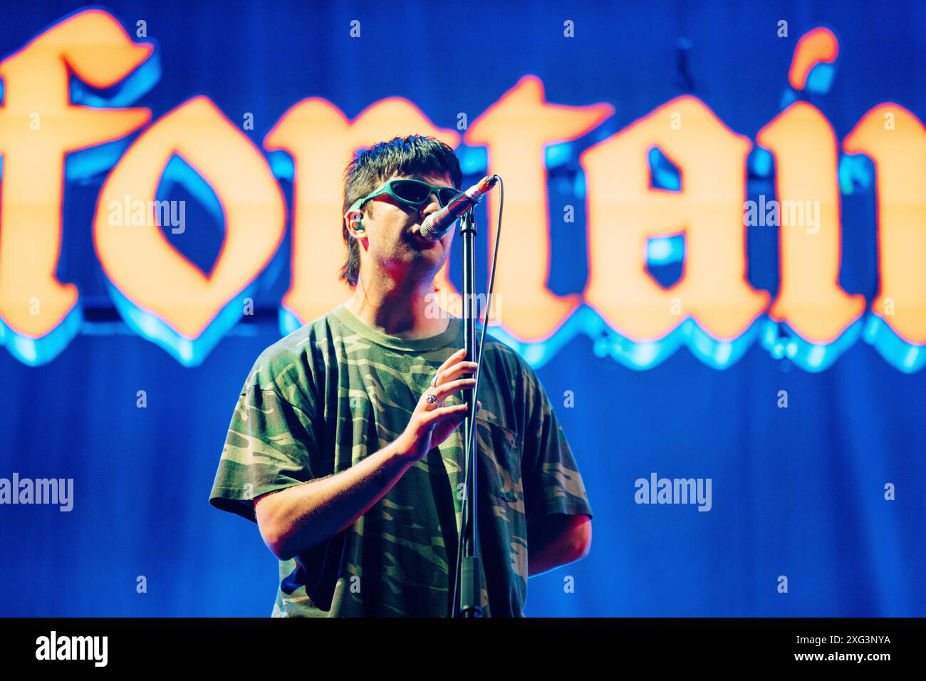 Fountain DC live in la prima estate, Lido di Camaiore, Lucca, Italia Foto Stock