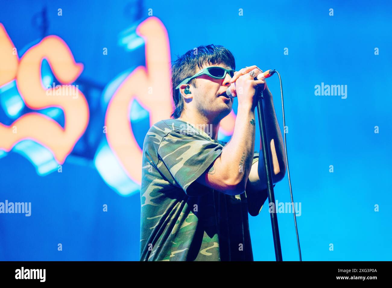 Fountain DC live in la prima estate, Lido di Camaiore, Lucca, Italia Foto Stock