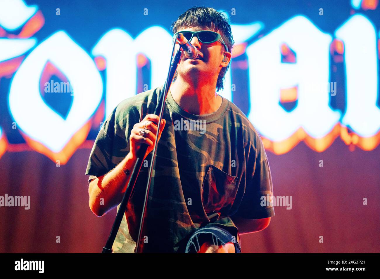 Fountain DC live in la prima estate, Lido di Camaiore, Lucca, Italia Foto Stock