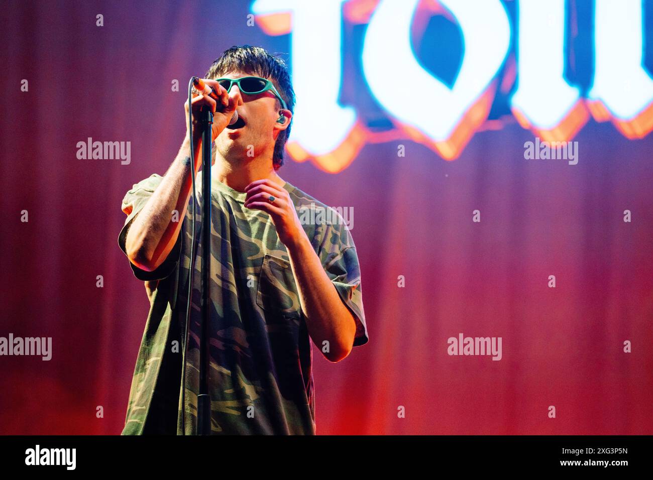 Fountain DC live in la prima estate, Lido di Camaiore, Lucca, Italia Foto Stock