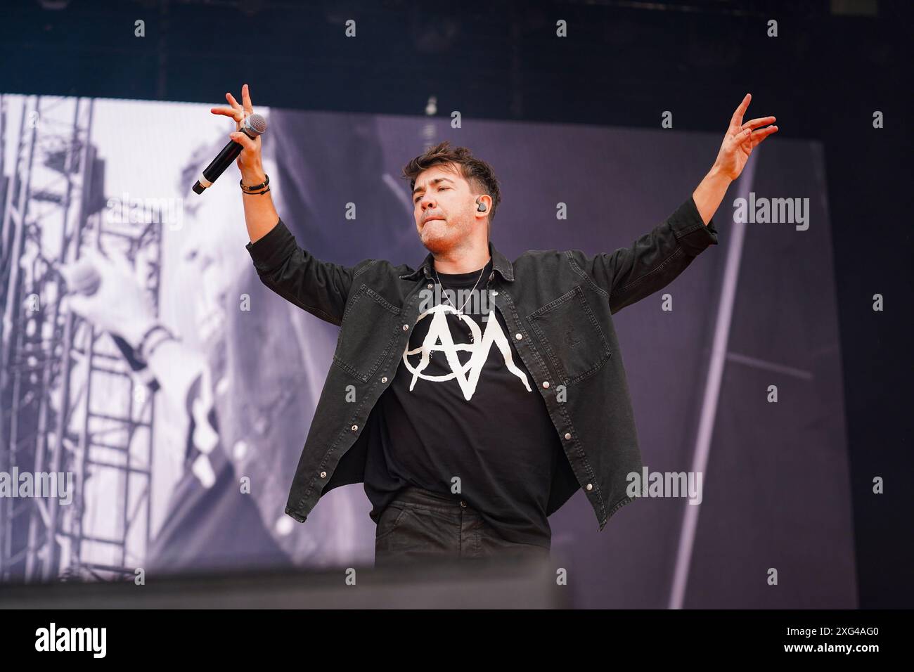 Stoccolma, Svezia. 6 luglio 2024. Vi som älskar 90 e 00. We Love the 90's & 00'S., Svezia, 07 6 2024, festival musicale. O-zone Foto Stock