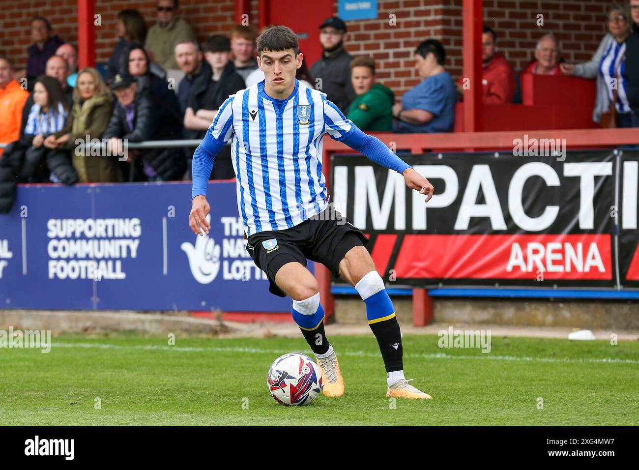 Alfreton, Regno Unito. 6 luglio 2024. OLAF Kobacki durante l'amichevole tra Alfreton Town FC e Sheffield Wednesday FC all'Impact Arena, Alfreton, Derbyshire, Englan, Regno Unito il 6 luglio 2024 Credit: Every Second Media/Alamy Live News Foto Stock