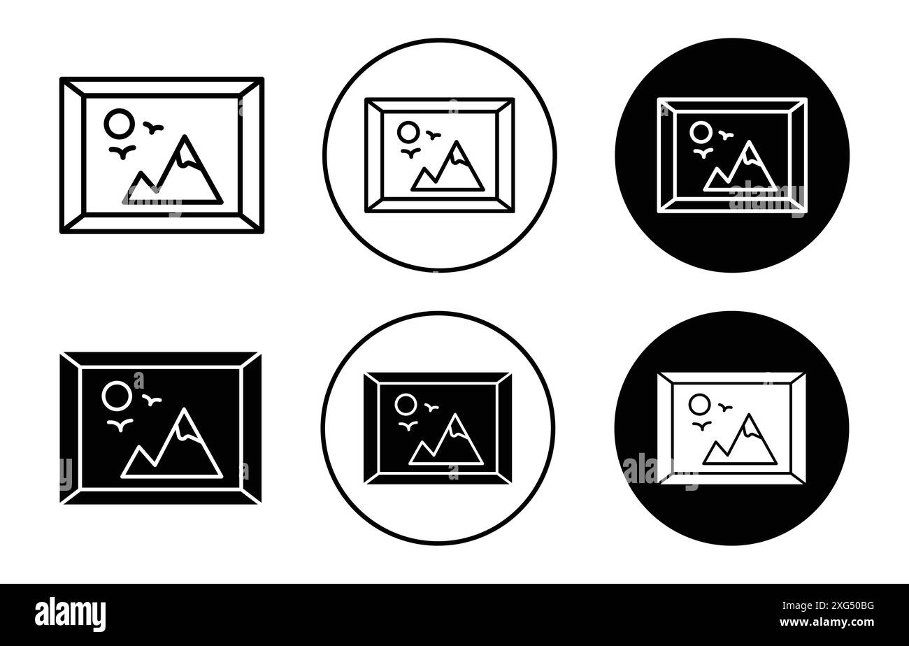 Collezione di set di logo vettoriali per l'interfaccia utente dell'app Web Illustrazione Vettoriale