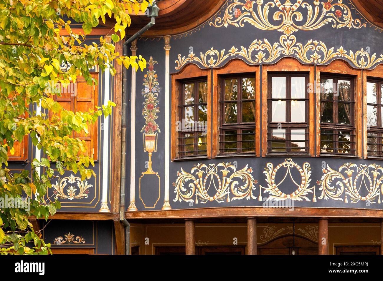 Plovdiv, Bulgaria, vista ravvicinata del Museo Etnografico Regionale Foto Stock